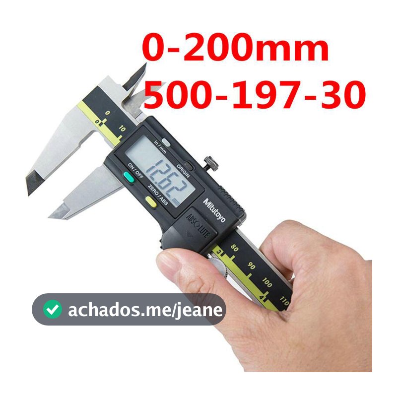 Paquímetro Mitsubishi Mitutoyo display digital Eletrônico Medidor De Profundidade Preciso 0.01 Mm 200