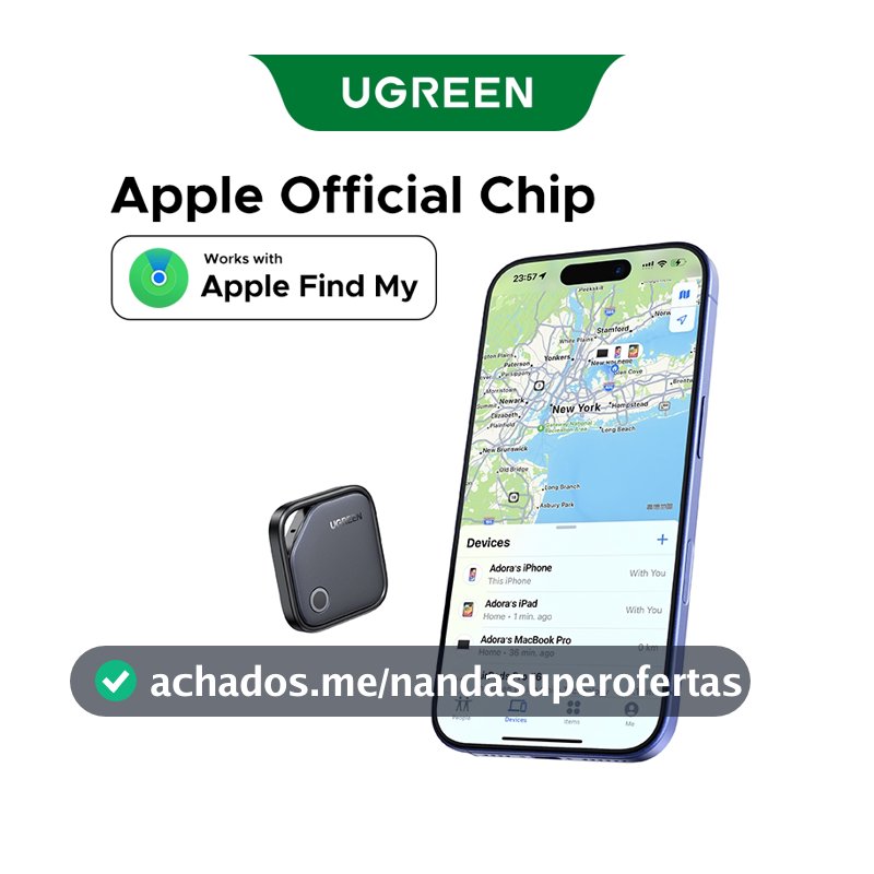 UGREEN Smart Tag Localizador Inteligente Anti Perda Bluetooth5.0 Airtag Rastreador Para iPhone/iPad/Mac