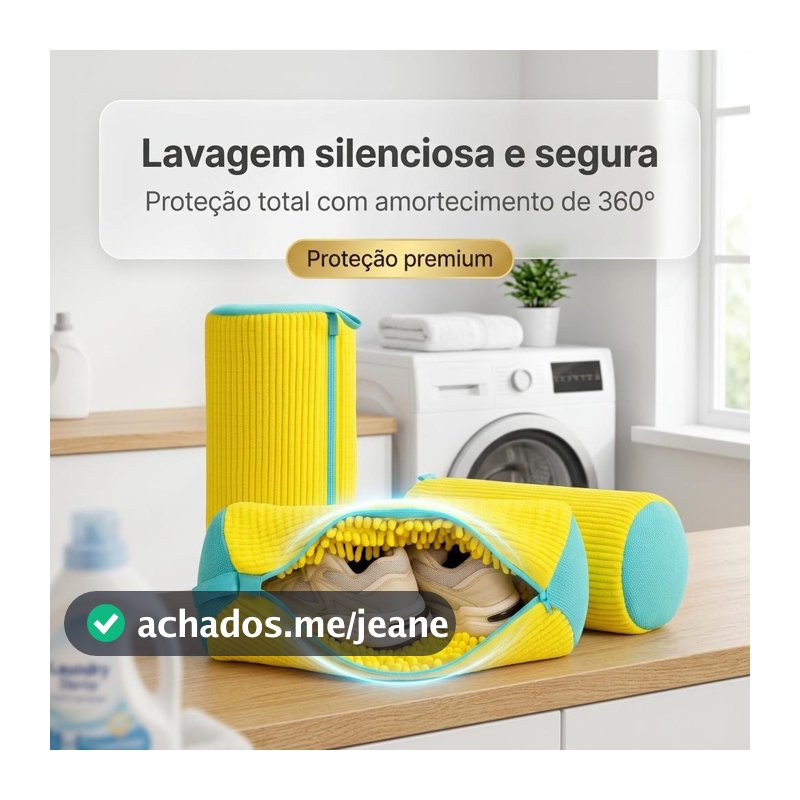 Bolsa de Lavar Tênis Sapatos Malha Lavanderia Anti Deformação