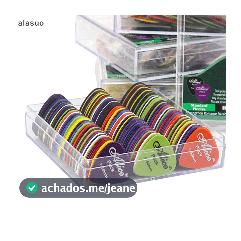 [ala] 12/20/50pcs Palheta Para Guitarra Elétrica Palhetas Música Acústica Acessórios Instrumentos De Espessura Mista