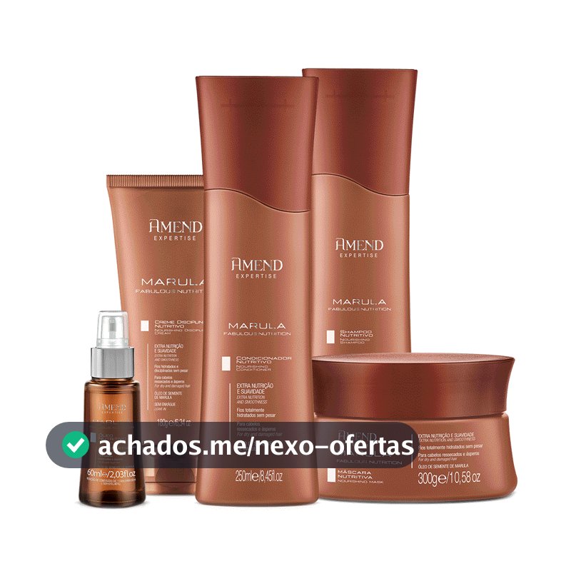 Amend Expertise KIT Marula Nutrition Completo com 5 Produtos
