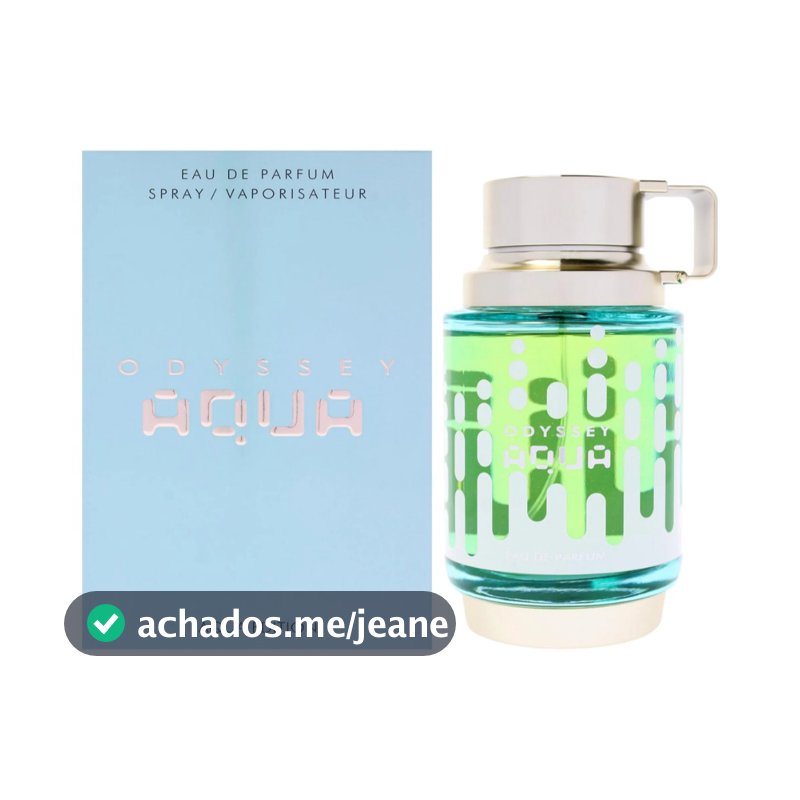 Perfume Armaf Odyssey Aqua EDP 100ml Masculino Original Importado Alta Fixação