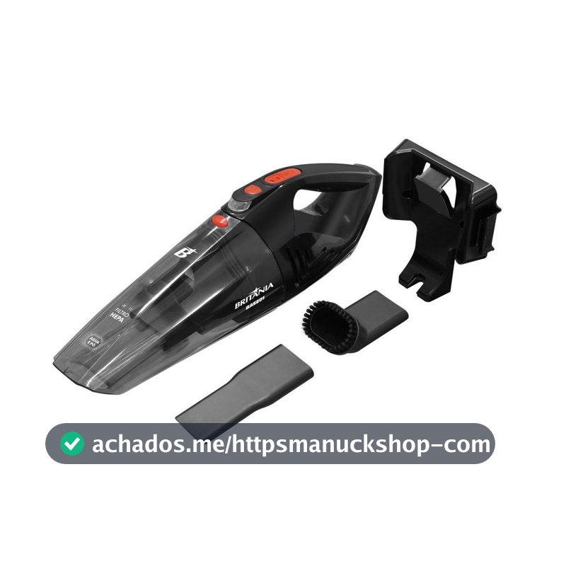 Aspirador de Pó Portátil Britânia Pó Água Bivolt 60W BASE01