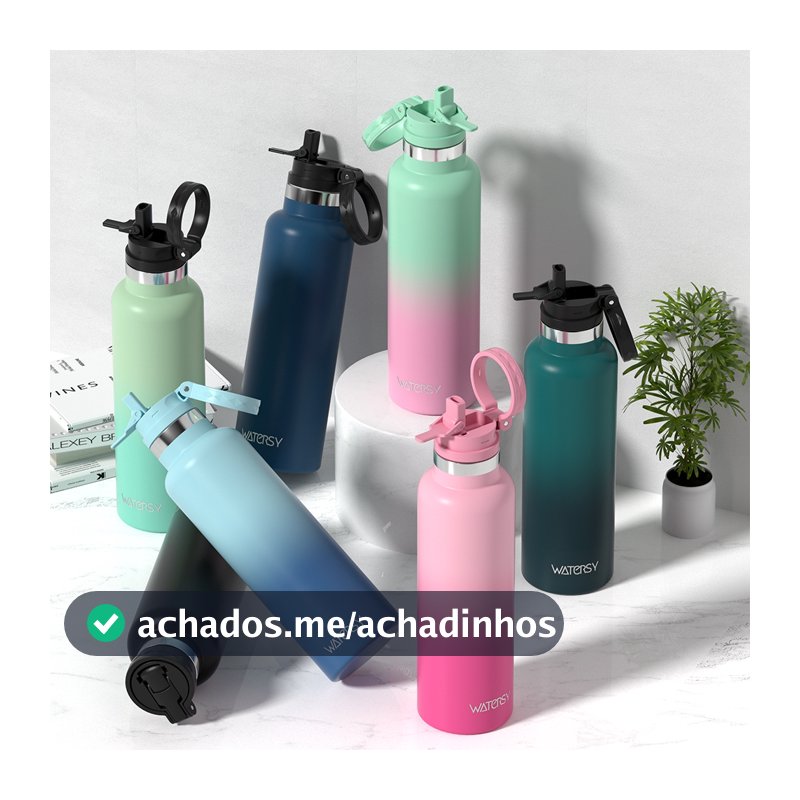 WATERSY Garrafa Térmica 500ml garrafa espacial Quente & Térmico De Grande Capacidade