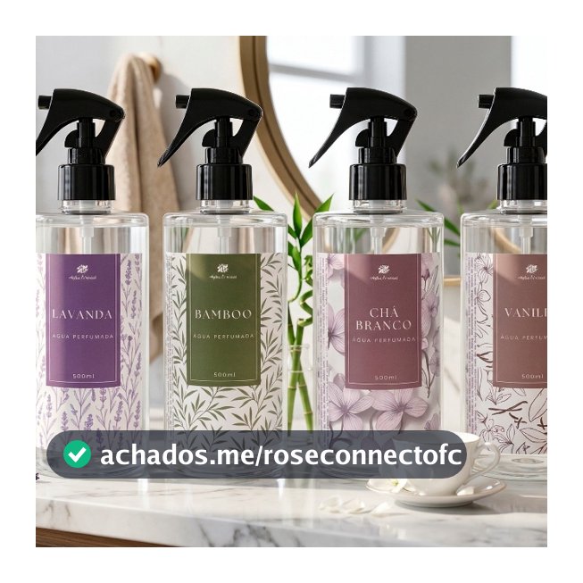 Água Perfumada 500ml Para Lençóis, Roupas e Tecidos + Borrifador Alpha Oriental