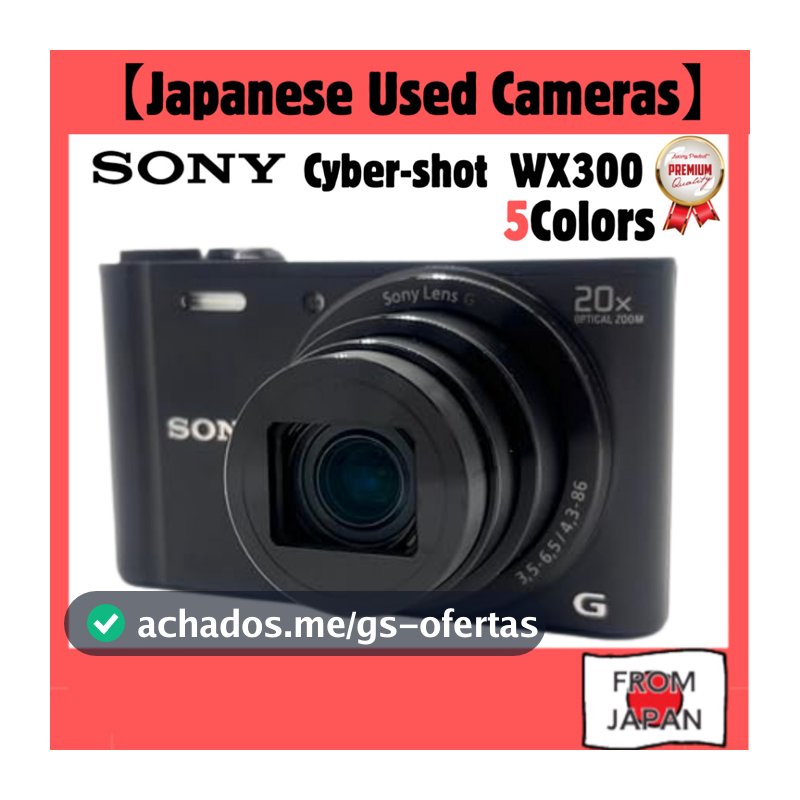 SONY Digital Camera Cyber-shot WX300 21.1 million pixels Optical 20x Black DSC-WX300(B) Point & Shoot Digital Camera...