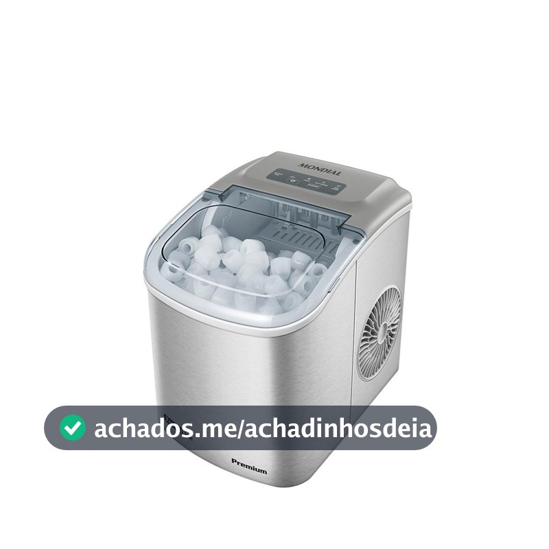 Máquina de Gelo Turbo Ice Premium Mondial MG-12-GI