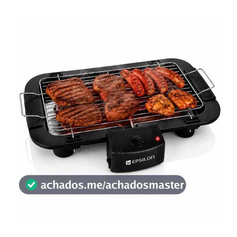 EPS-3091 Churrasqueira Elétrica De Mesa Epsilon Controle De Temperatura Grill Grelhador Portátil Cozinha