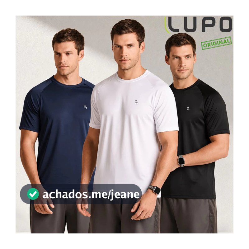 Camiseta Masculina LUPO ORIGINAL Dry Premium