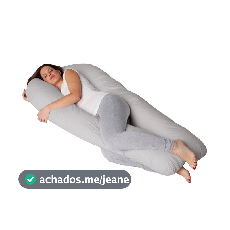 Travesseiro de corpo para Gestantes 120x60 cm micropercal 200 fios para Grávidas