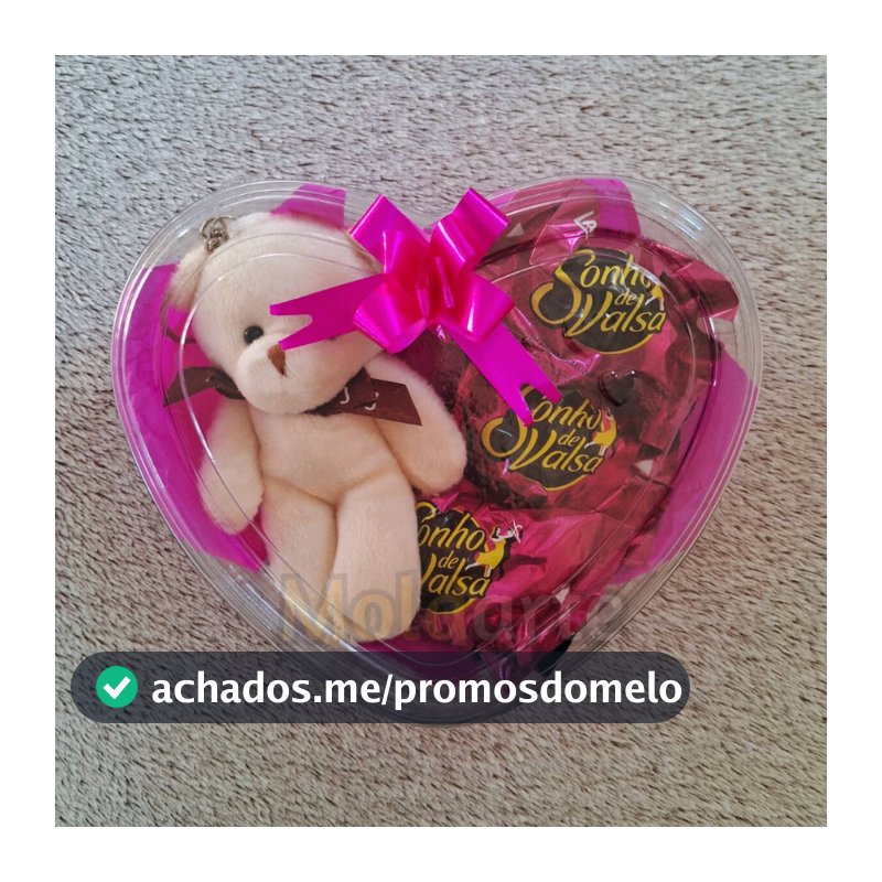 Coração com chocolate 3 bombons + 1 chaveiro p/presente/aniversário/lembrancinha de natal/doce