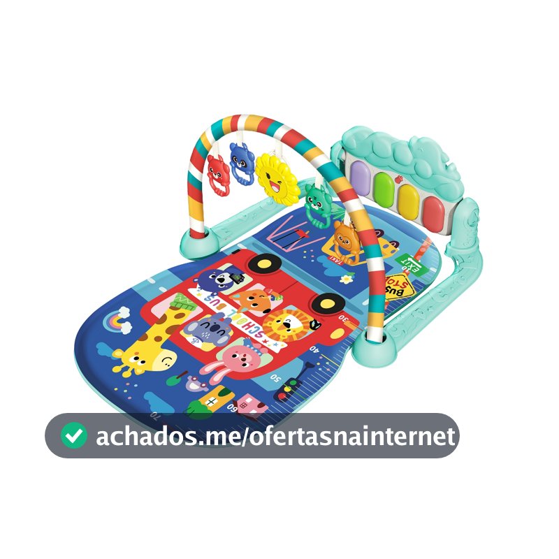 Crianças brincam esteira bebê música Pedal rastejando esteira com som