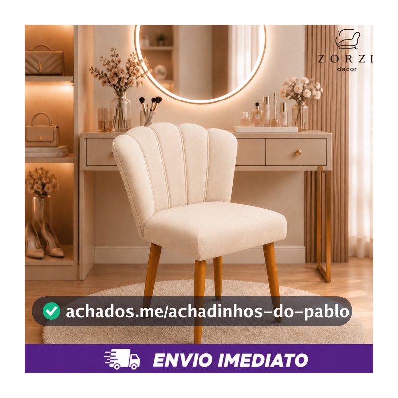 Pronto Entrega - Cadeira Poltrona Decorativa Pétalas De Flor Sala De Estar Recepção Decoração Penteadeira Veludo