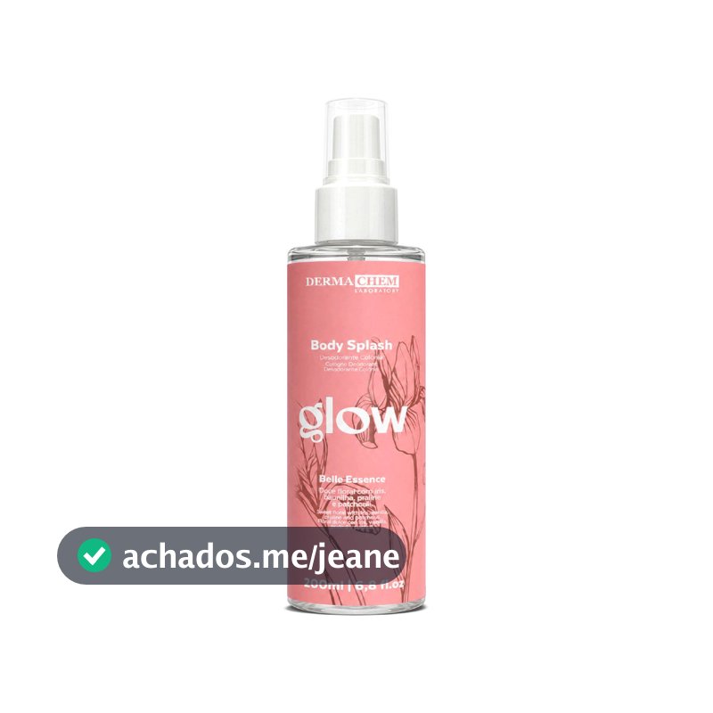 Body Splash Glow Dermachem 200ml Perfume Corporal Belle Essence