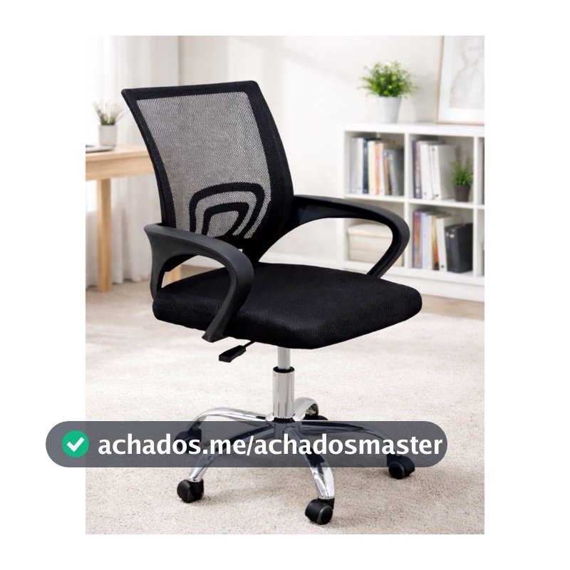 Cadeira para computador Escritório Confortável Moveis Recepção Giratória Resistente até 120kg