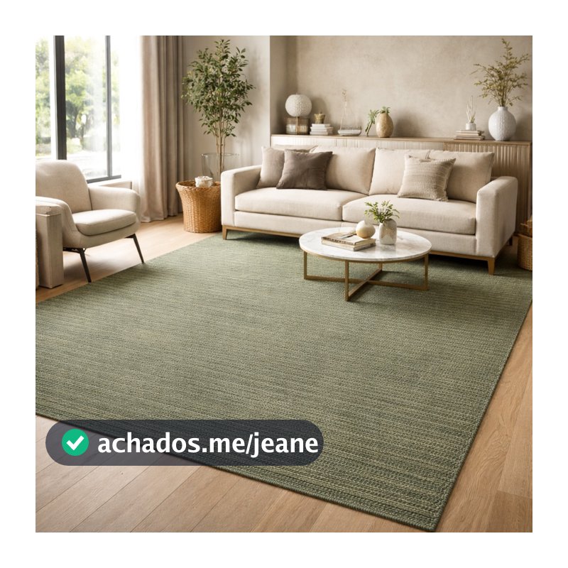 Tapete de Sala 200x250 Luxo Sisal Melhor Preço Estilo e Praticidade na Decoração