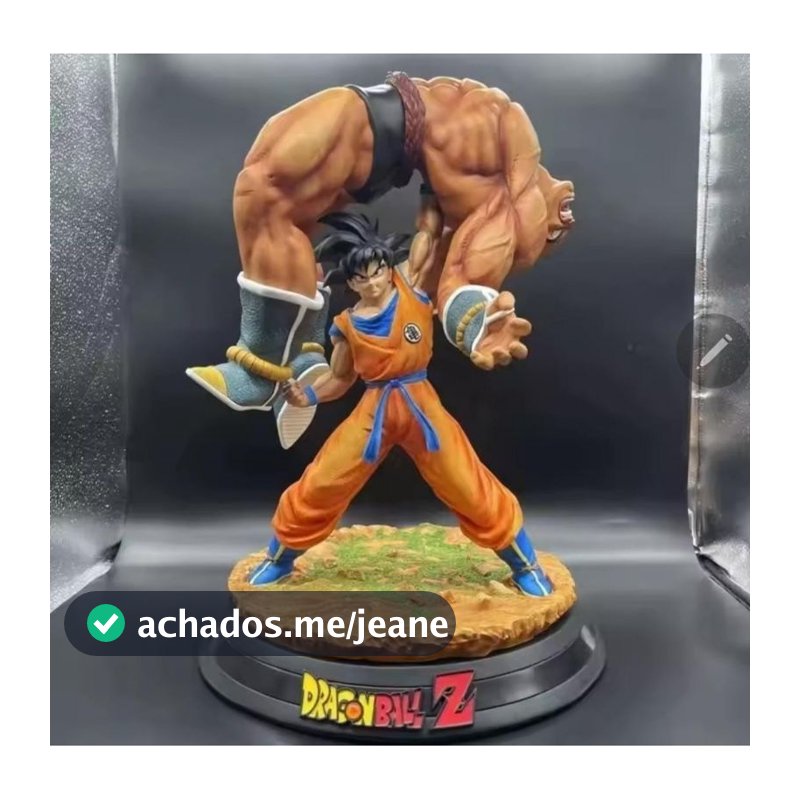 Boneco Decorativo Goku Dragon Ball Z Goku Nappa Piccolo Anime Estátua Figuras de Ação Coletor Super Saiyan