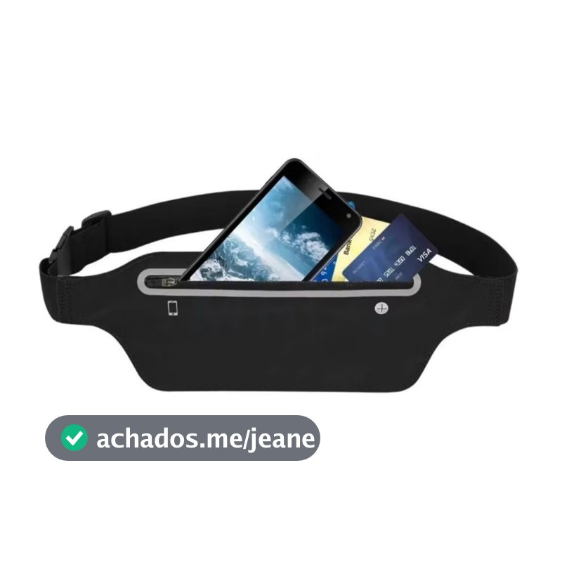 Pochete Emborrachada Slim Impermeável Celular