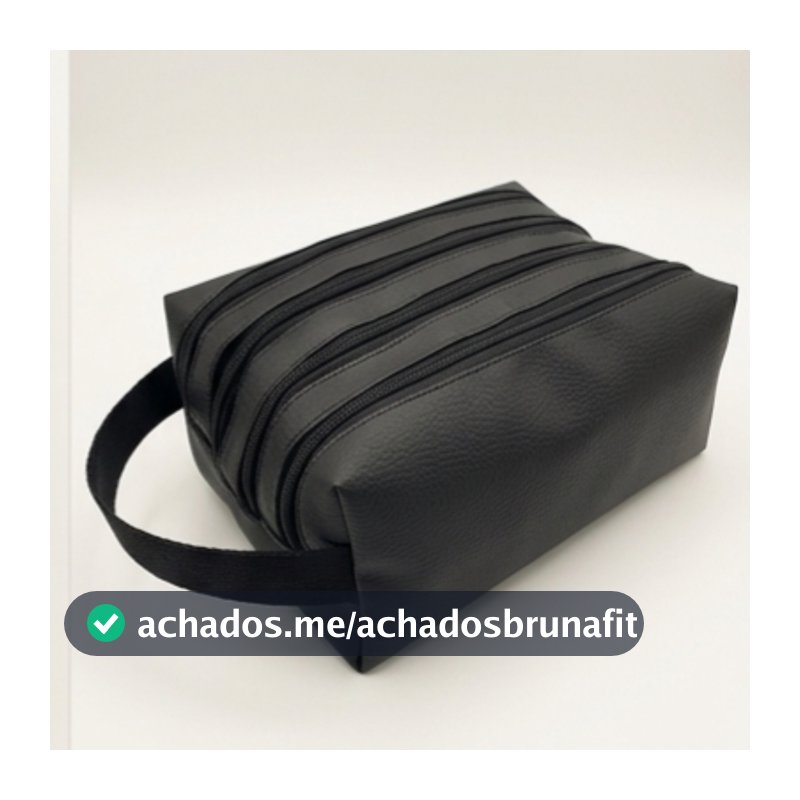 Estojo Organizador 4 Divisórias Grande - Necessaire Multiuso Escolar, Maquiagem e Cabos - Luxo Reforçado
