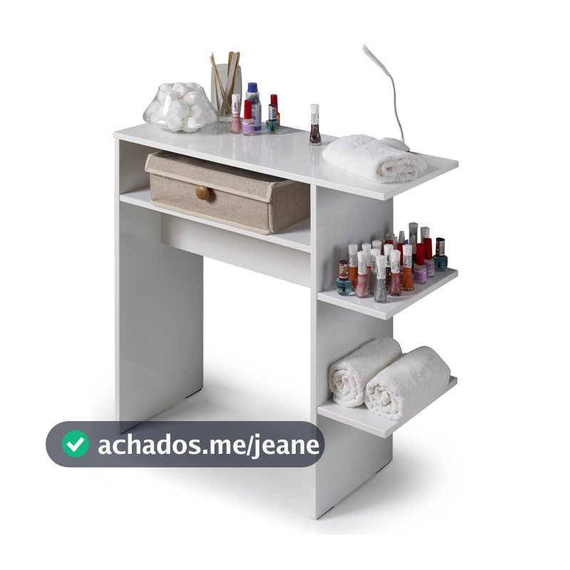 Bancada de Manicure Moderna Branco