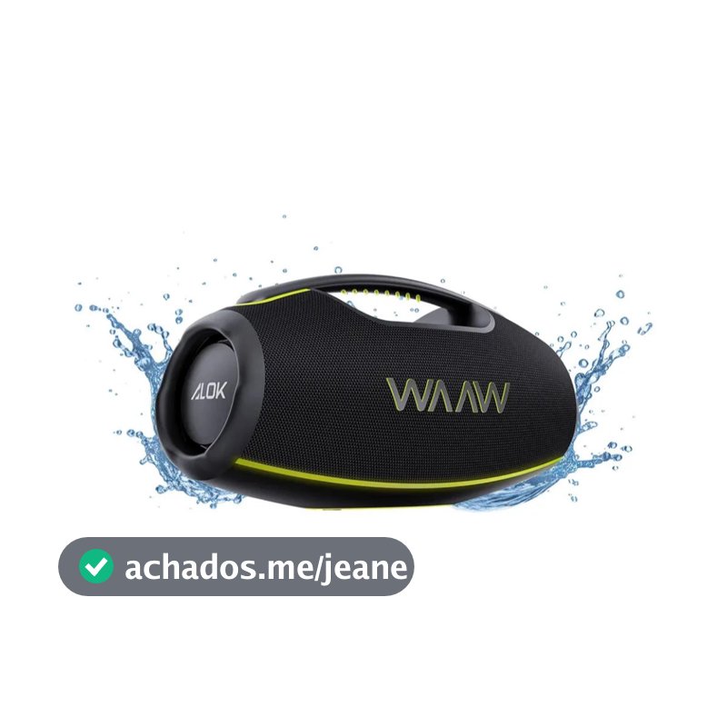 CAIXA DE SOM BLUETOOTH BOOMBOX HYPERBOOM 1000 WAAW BY ALOK
