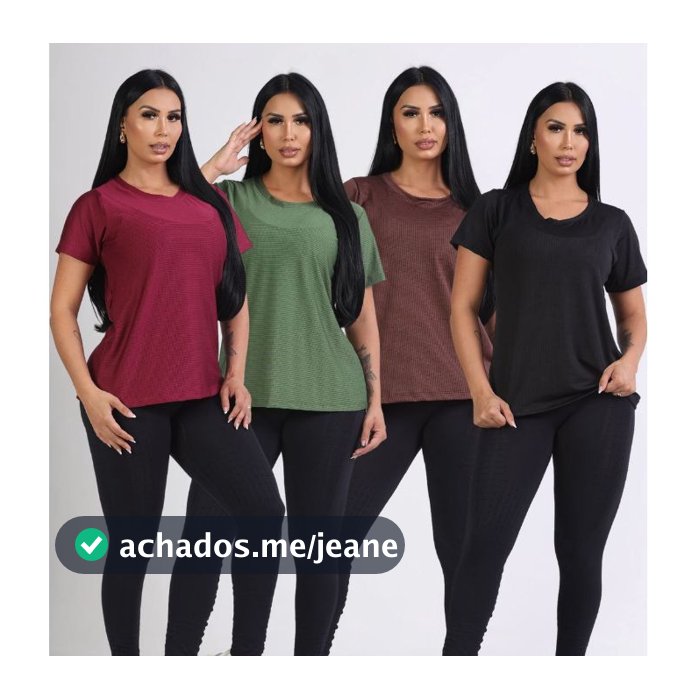 Kit 4 Camiseta Dray Fit furadinha Anti Suor Anti Odor academia dia dia esporte