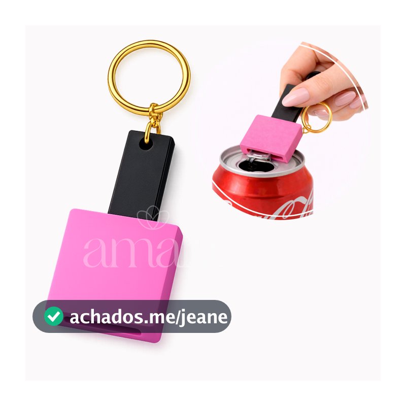 Kit 15 | 30 | 60 Chaveiros Abridor de Latas Esmalte 4cm | Brinde Nail Designer | Lembrancinha para Clientes Manicure