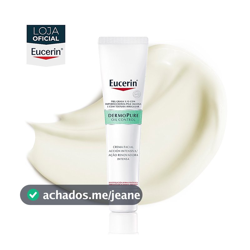 EUCERIN Creme Facial Antiacne Ação Renovadora Intensa Dermo Pure 40ml