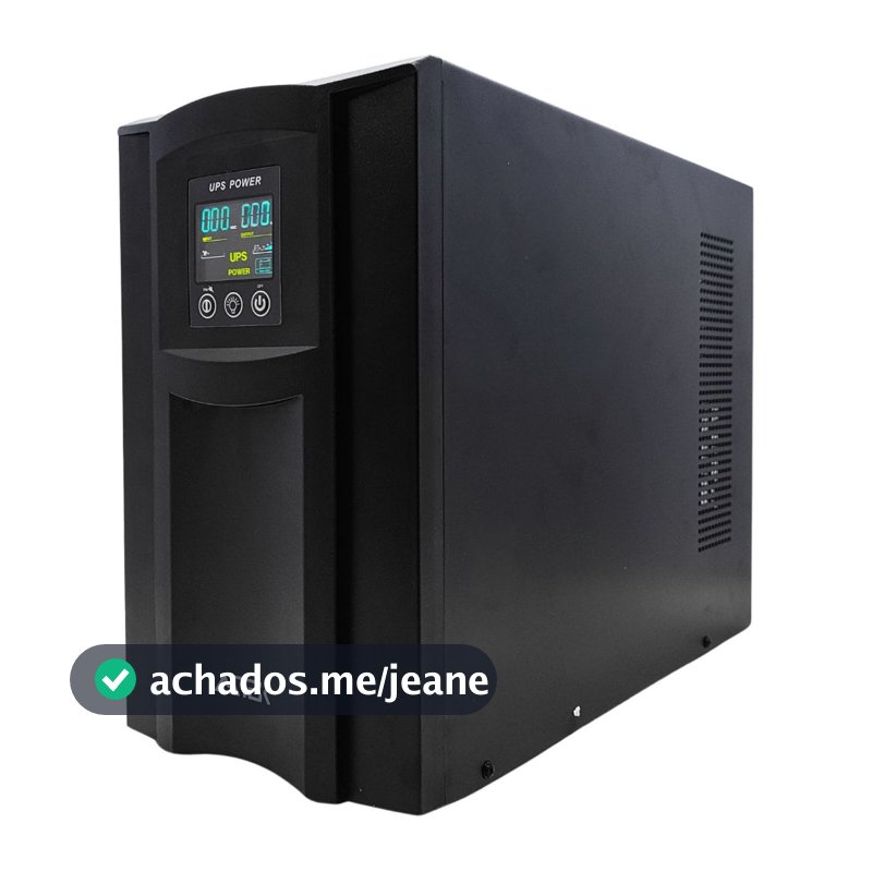 No-Break Alta Capacidade, Proteção para Servidores, Escritórios e Indústrias 110V/220v