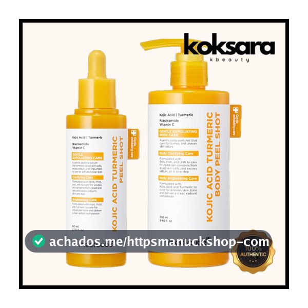 Medicube Kojic Acid Turmeric Peel Shot 80ml, Body Peel Shot 280ml