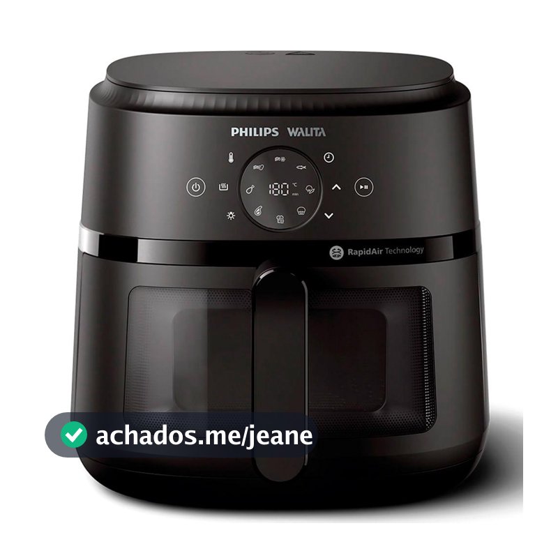 Fritadeira Philips Walita Airfryer Digital Série 2000 XL Preta - NA230/00