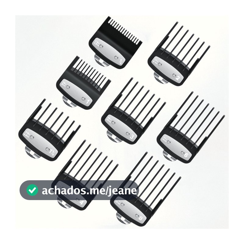 Pente Profissional 8 Pcs Limite De Cortador De Cabelo 1,5 4,5mm Guia De Corte Fixação De Barbeiro Pentes De Substituição Serve Wahl Andis Babyliss