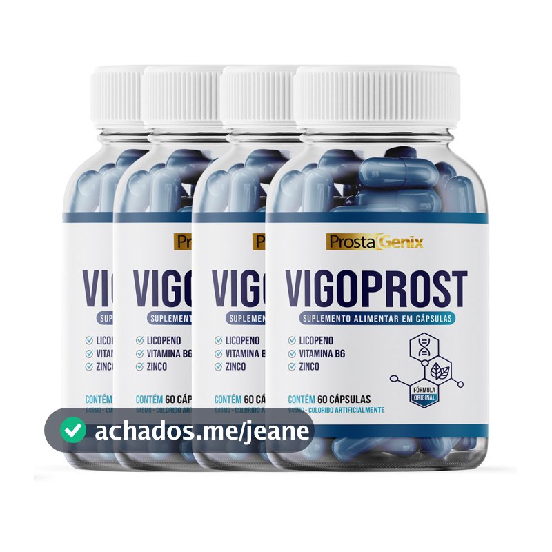 4 Vigoprost Premium 60 capsulas | Original do anúncio ENVIO IMEDIATO