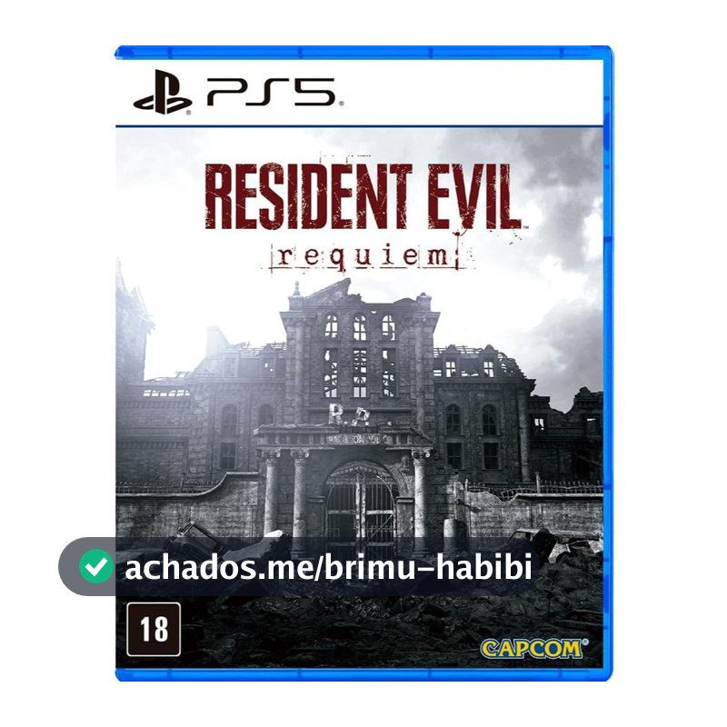 Resident Evil Requiem PS5 Mídia Física Novo Português