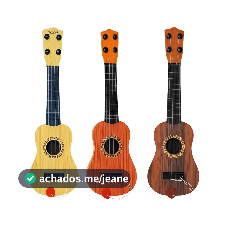 Brinquedo Mini Violão Cavaquinho Musical Infantil 43cm Presente