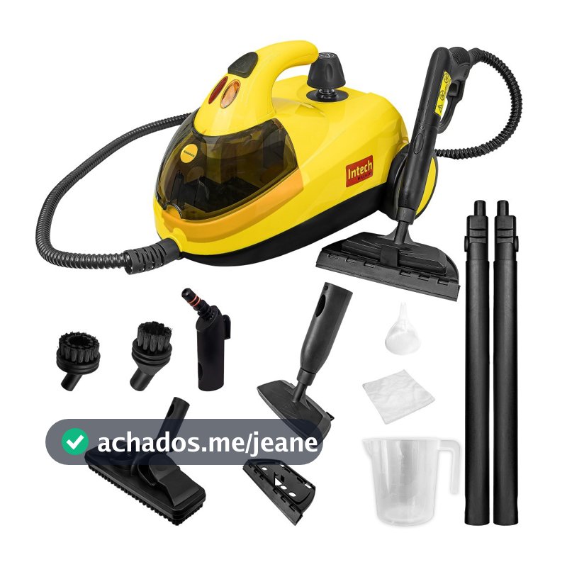 Limpadora a vapor Higienizador 1500W com acessórios - Vapor Clean - Intech Machine