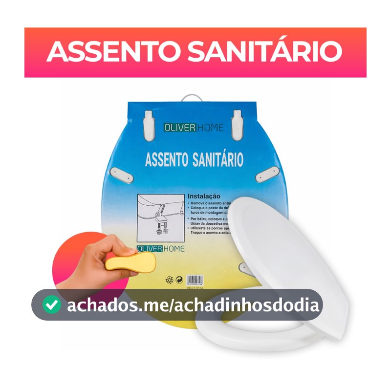 Assento Sanitário Almofadado Tampa Vaso Oval Universal Redondo Deca Celite Icasa Logasa Incepa Slim