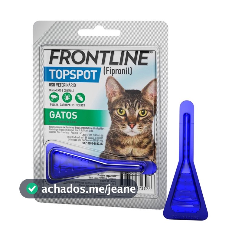 Frontline Topspot Antipulgas Merial Gatos 0,5ml Anti Pulgas