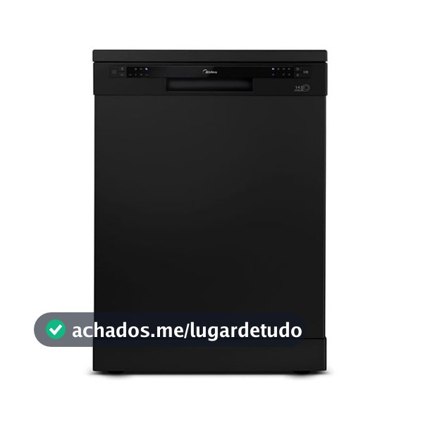 Lava Louças 14 Serviços Preta Midea
