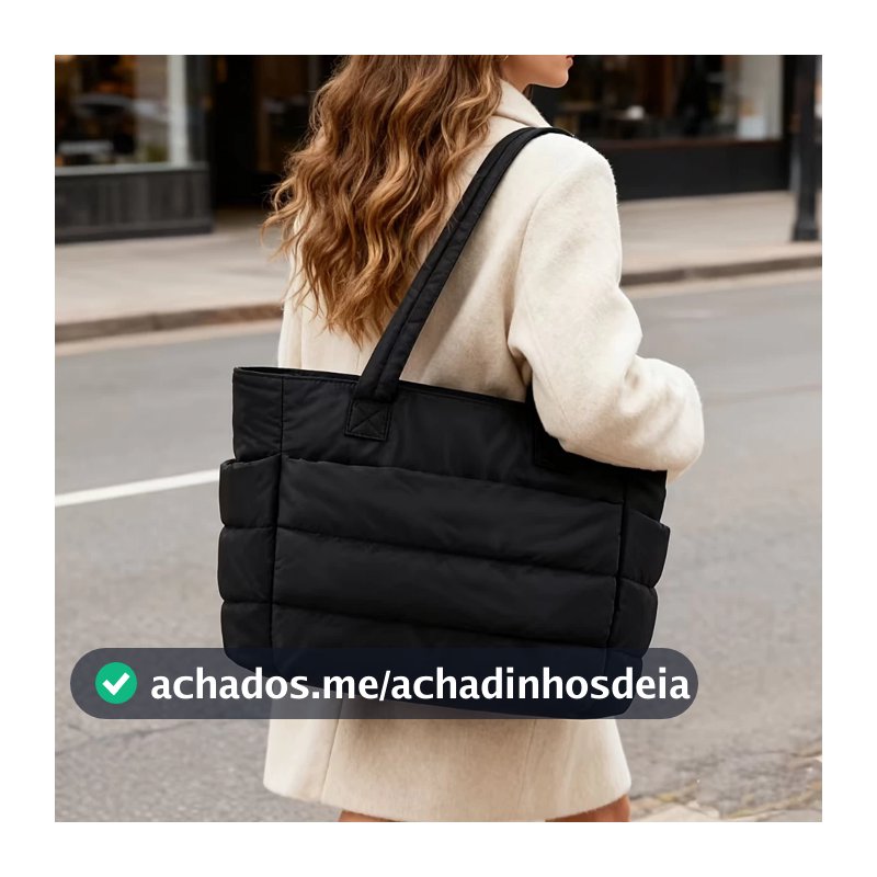 Bolsa Tote Feminina com Compartimento para Laptop até 15 Polegadas