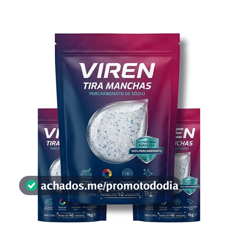 Percarbonato de Sódio 100% Puro - Tira Manchas Premium Roupas Brancas e Coloridas