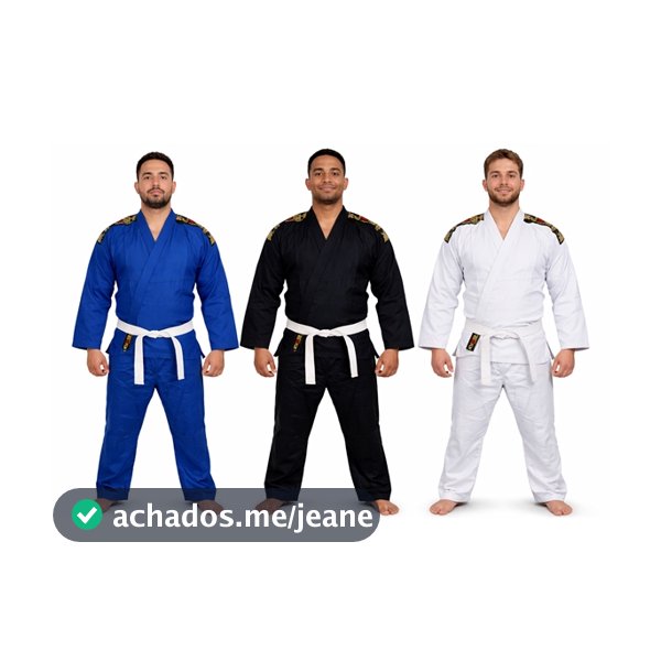 Kimono Adulto Jiu Jitsu/Judô Iniciante+Faixa Acompanha Gratis