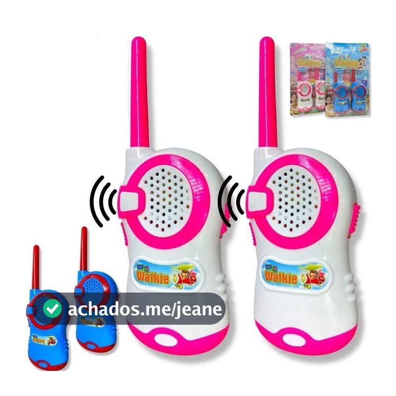 Telefone sem fio Walkie Talkie brincadeira infantil brinquedo de Princesas