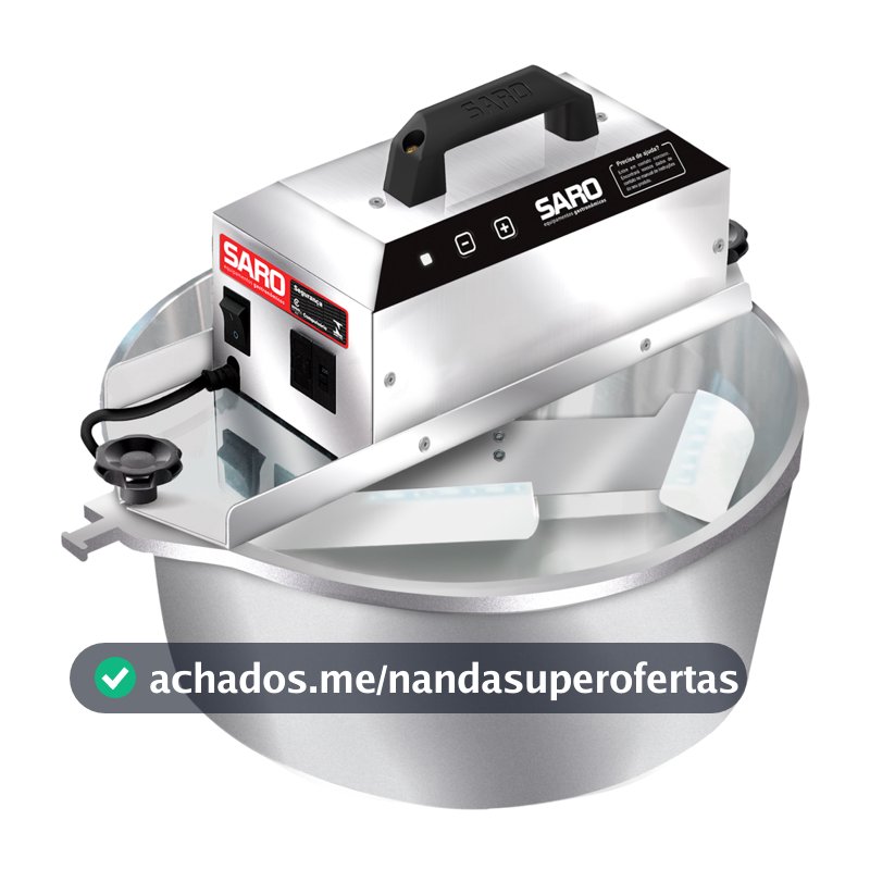 Panela Misturadeira Automática 10L Brigadeiro Doces e Massas Saro Bivolt