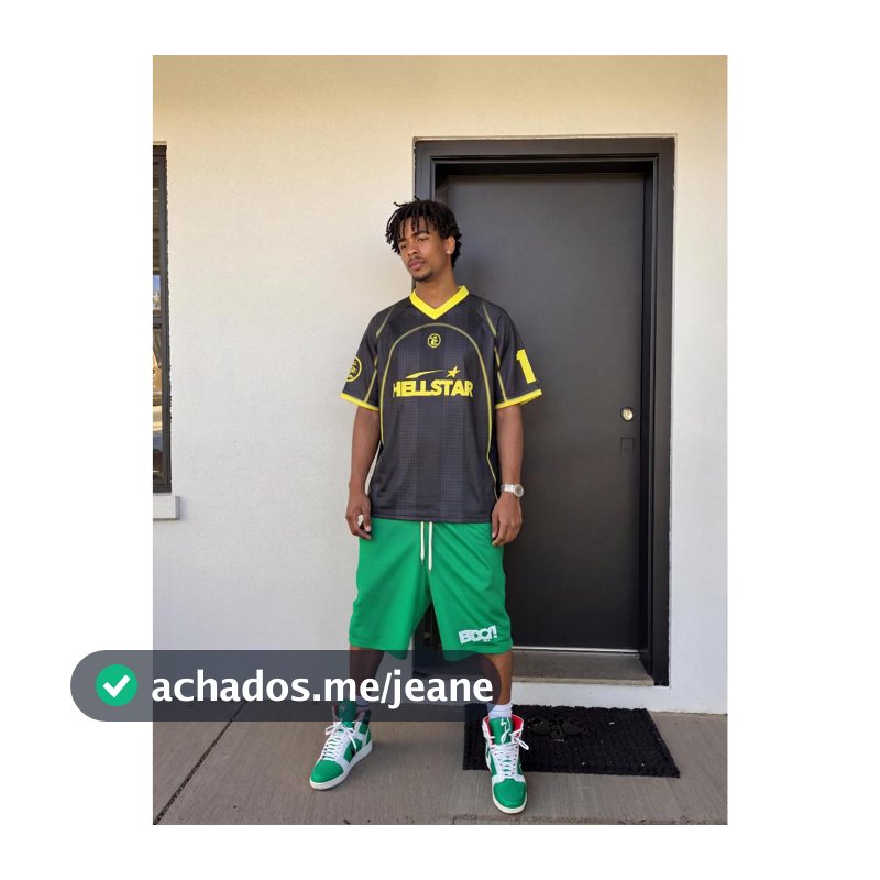 2026 Verão Nova Cor Hellstar Bloqueada Listrado Futebol Secagem Rápida Solta Manga Curta Camiseta