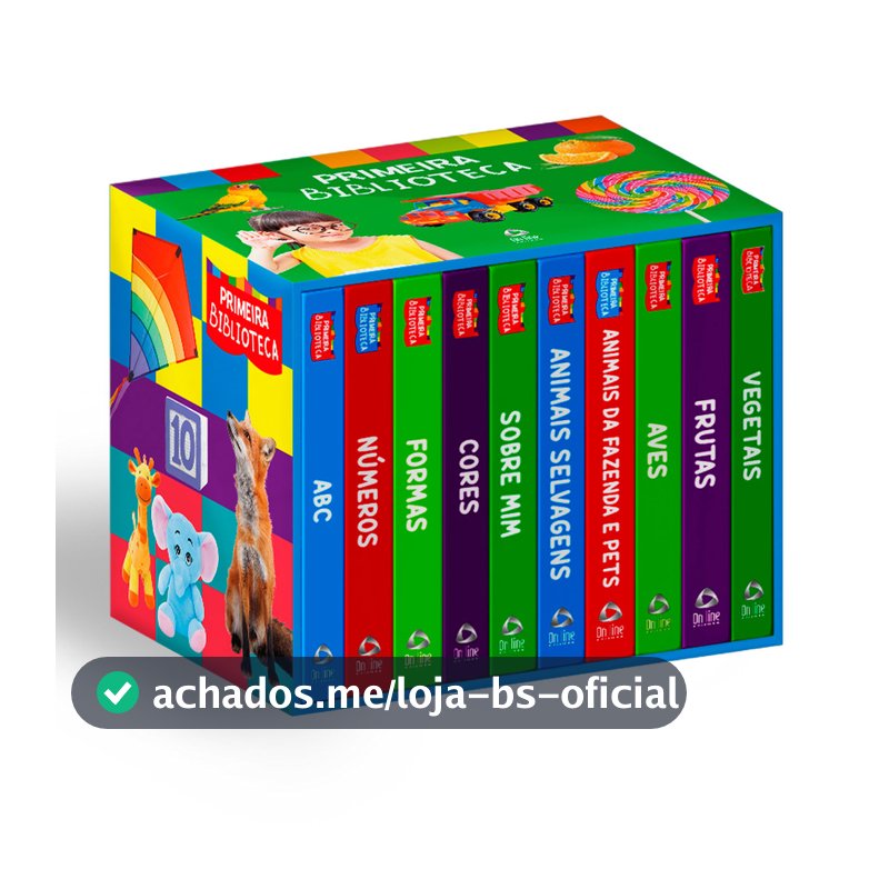 Coleção Primeira Biblioteca Volume 01 - Box com 10 Livrinhos