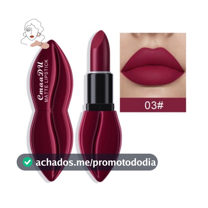Batom Mate 24 Horas Copo Antiaderente De Veludo De Longa Duração À Prova D'água Para Meninas E Mulheres Maquiagem Labial Colorida Personalidade Cosmética