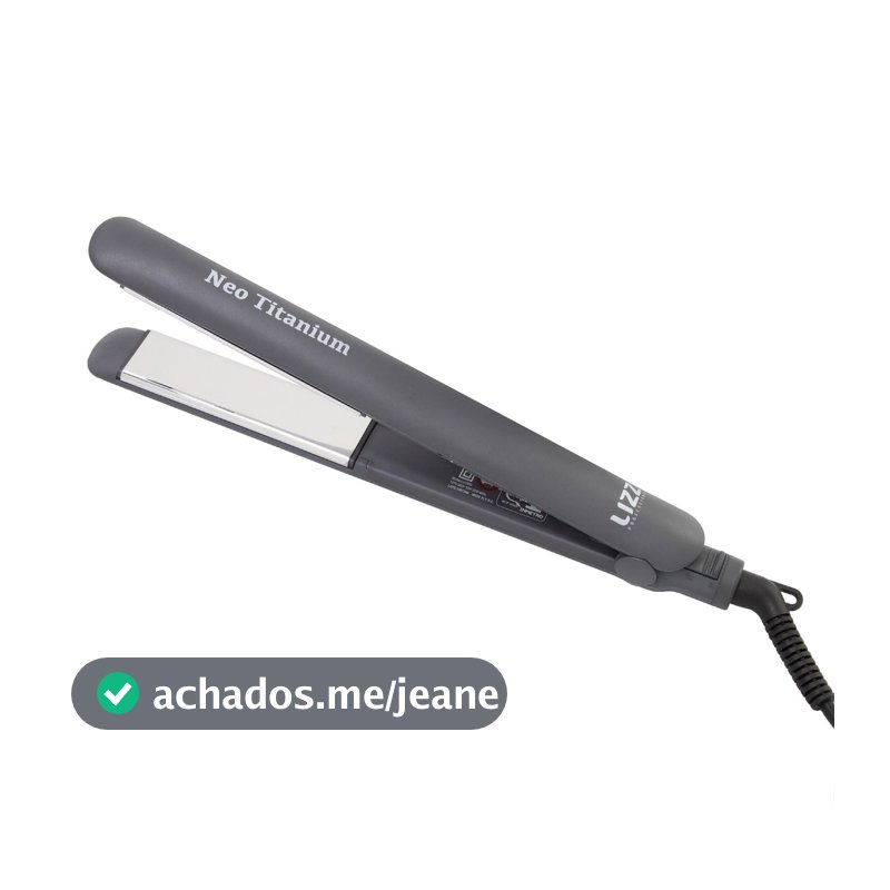 Prancha Alisadora Neo Titanium Cinza 230°C/450°F - Lizz Pro