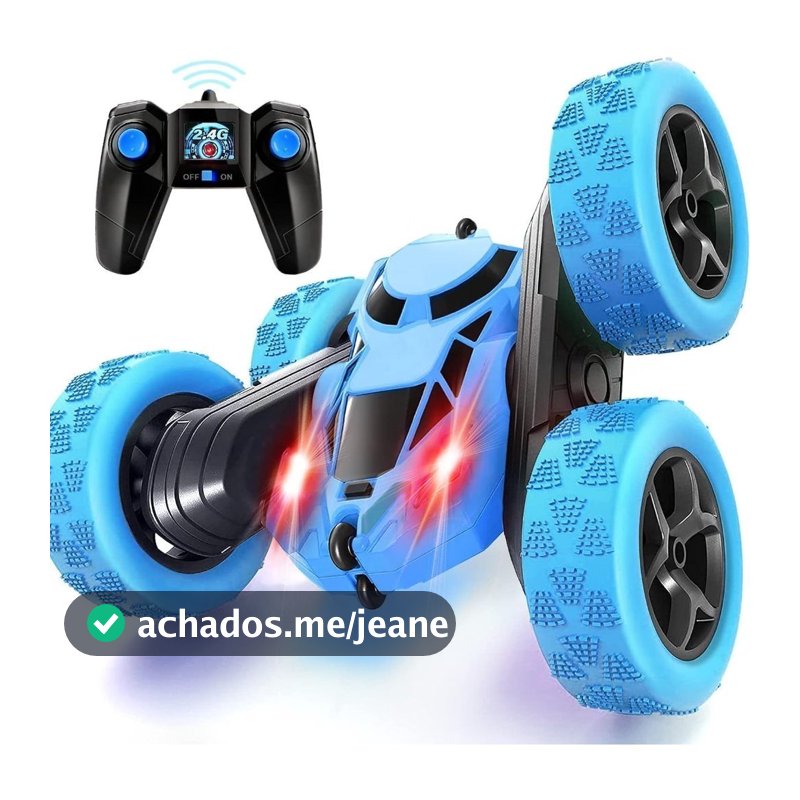 Carro de controle remoto infantil recarregável 360° giratório de alta eficiência