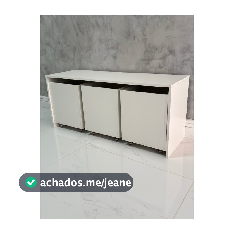 Mesa com Baú Kids trio - 100% MDF PREMIUM